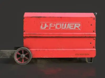 POWER DISTRIBUTOR Low-poly 3D model