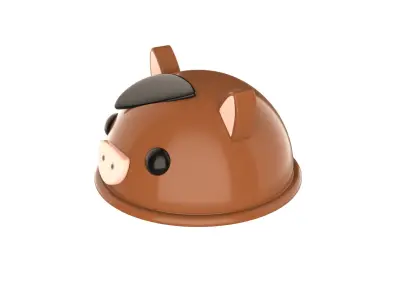 Horse Hat Cute Low-poly 3D model