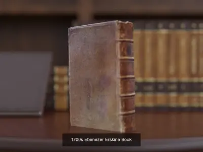 Antique Books 3D Model Pack