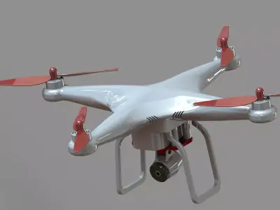 Quadcopter Drone 3D model shop