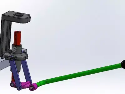 Manual press 3D model