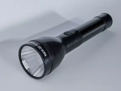 Flashlight Low-poly 3D model order