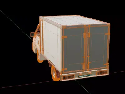Mazda Bongo Box Truck 3D model