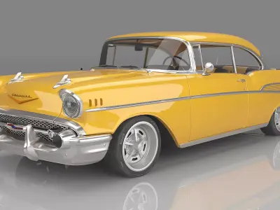1957 Chevrolet Bel Air 3D model purchase