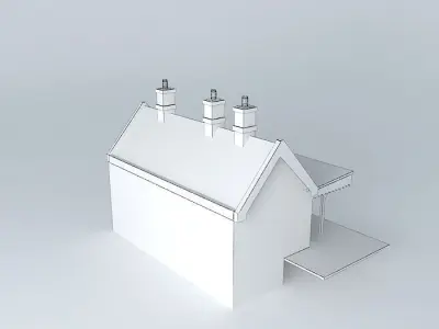 Eco Rail Track Local Station Dummy Old Steam Days Free 3D model