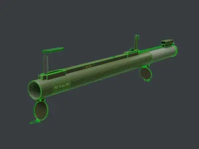 M80 Zolja Rocket Launcher 3D model