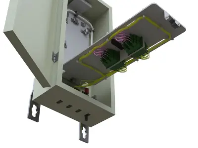 distribution enclosure 3D model