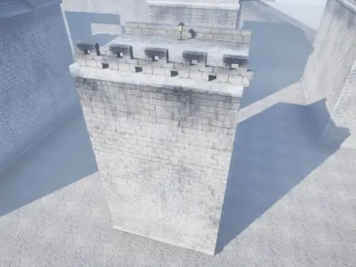 Japanese Architecture Pack - UE4 Project Low-poly 3D model