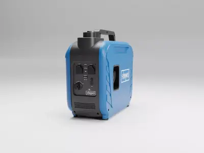 Scheppach Mini Generator Low-poly 3D model