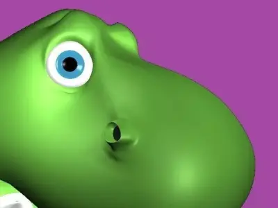 Cartoon Dinosaur 3D model order