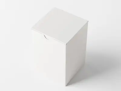 Tuck Top Box Low-poly 3D model