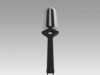 Darker Than Black Cosplay Accessories Heis Sword 3D model