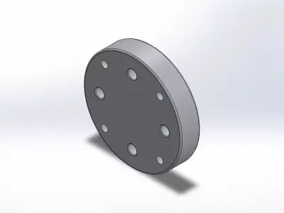 Adapter Flange CRB15000 3D model