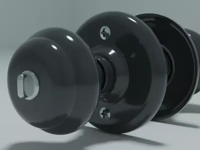 Standard door knob Free 3D model