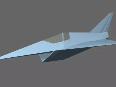 MBB Lampyridae German stealth aircraft 3D print model