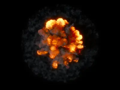 Bomb Explosion 3D model