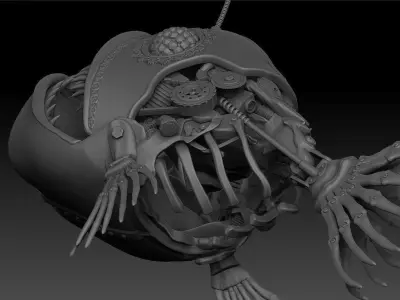 Steampunk  Fish 3D model purchase