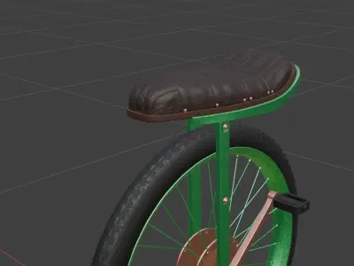 Off road Unicycle 3D model