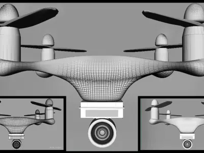 DRONE 3D model 11