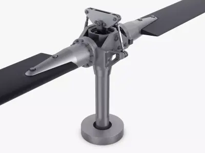 Helicopter Main Rotor System v 1 3D model