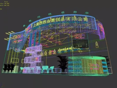 Exhibition - Area -10X5-3DMAX2009-018 3D model