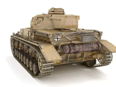 Panzerkampfwagen IV Ausf E  3D model