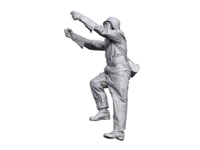 Fire brigade figure GDR Typ 913 3D print model