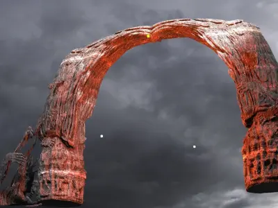 Dantes Demon Clawed arch 3 3D model