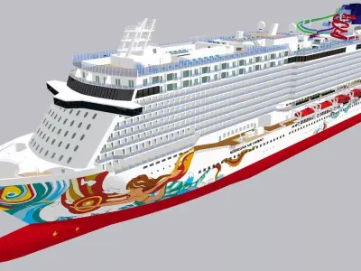 NORWEGIAN GETAWAY 3D model