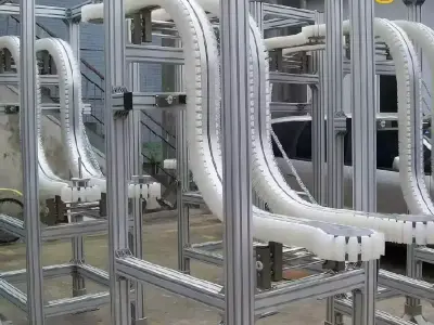Side Grip Belt Conveyor for Bottle Transfer 3D model