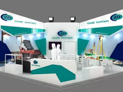 Exhibition Stand - ST0065 3D model