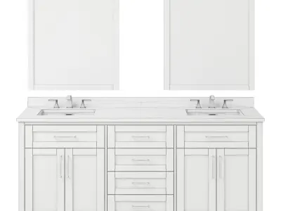 OVE Tahoe KIT 72 Vanity 3D model