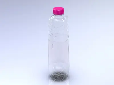 Botttle logo 3D model plastic baverage 3D model 3D model 3D model