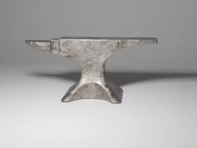 An Anivil anvil Low-poly 3D model