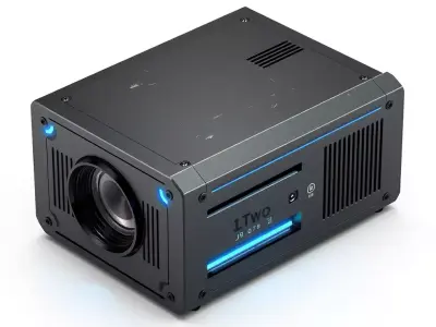 SciFi Industrial Projector Low-poly 3D model