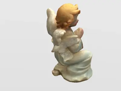 Baby Angel statuette 3D scan 3D model