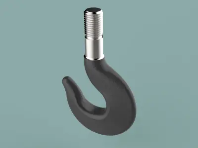 Lifting hook 3D model by 3DTechDesign