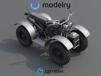 Quad bike 3D model get
