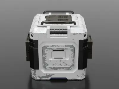 Sci-Fi Box Futuristic 3D model