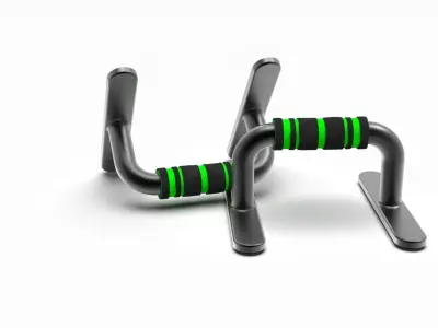 Pushup Bar 3D model