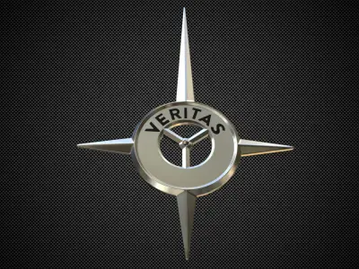 veritas logo 3D model