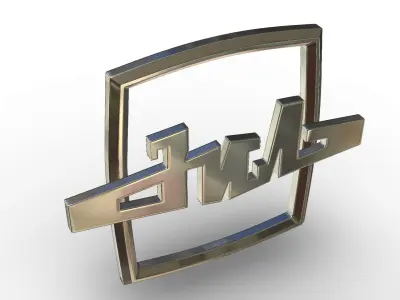zil logo 3D model by 3dlogoman