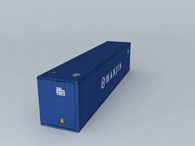 Hanjin Container 40 Free 3D model