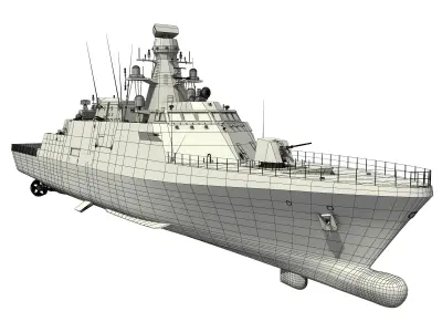 HETMAN IVAN MAZEPA UKRAINIAN CORVETTE 3D model