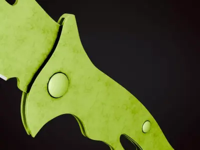 Knife 3 G Low-poly 3D model