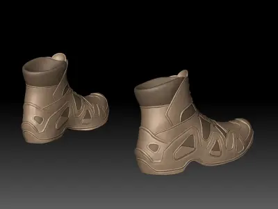 Zbrush Boots 02 3D model
