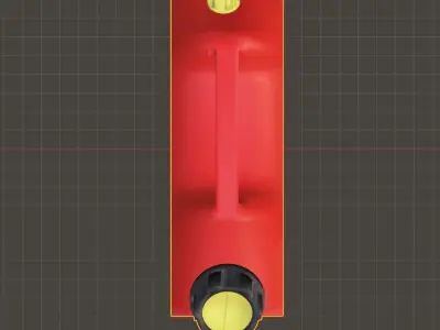 5L Jerry can Low-poly 3D model