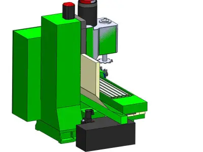 CNC Milling Machine Free 3D model