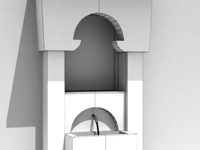 Fountain 08 3D model
