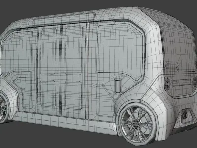 Public transport bundle 3D Model Pack